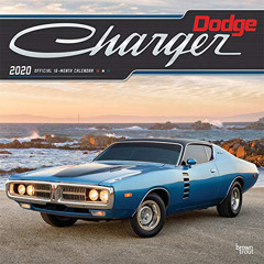 ACCESS KINDLE 🗂️ Dodge Charger 2020 12 x 12 Inch Monthly Square Wall Calendar with F