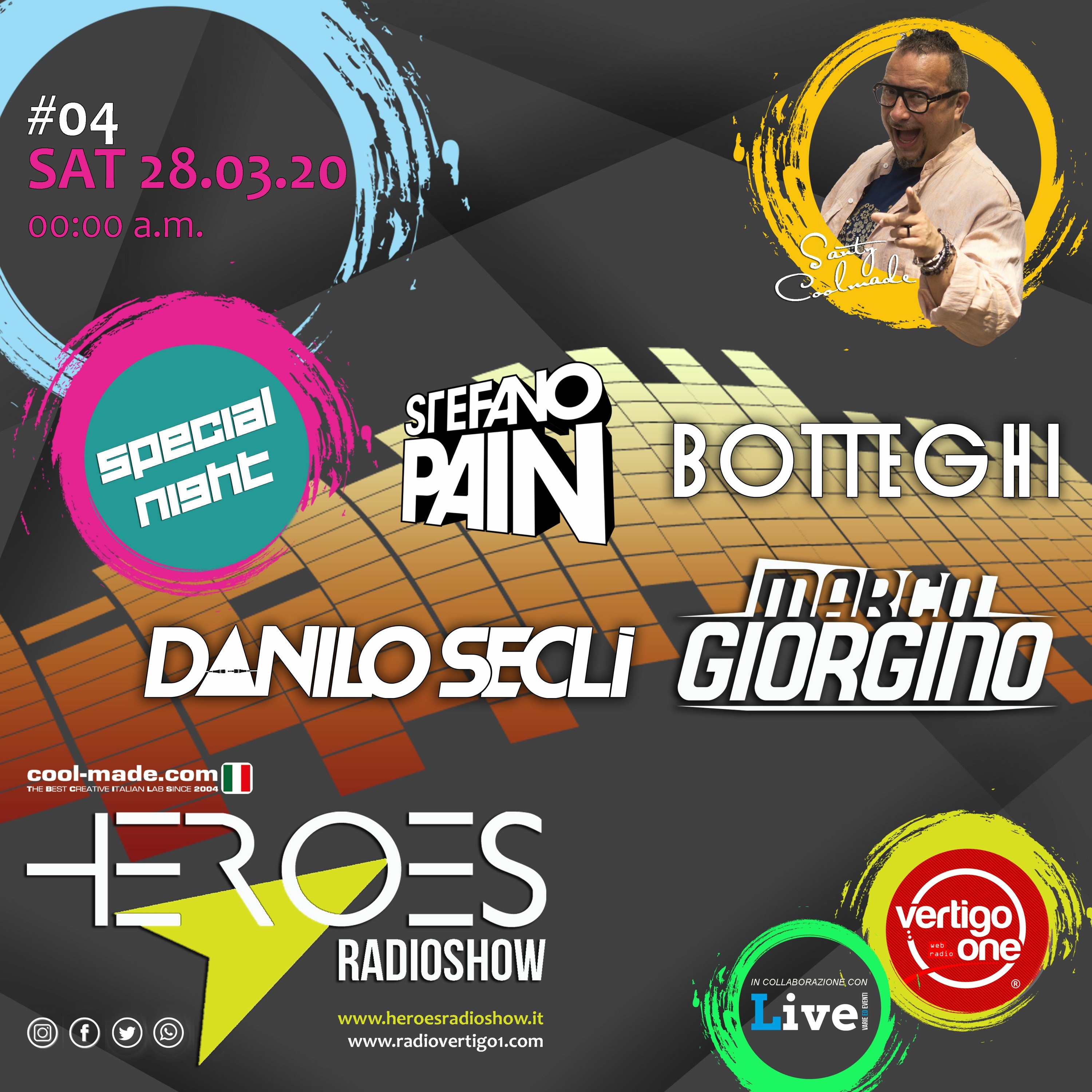 #04/2020 HEROES SpecialNight with Pain+Botteghi+Secli+Giorgino episode artwork