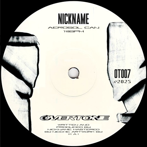 nickname - AEROSOL CAN [FREE DL]