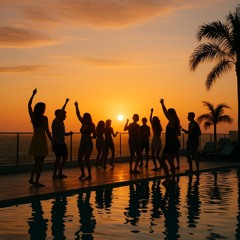 02 Ibiza Rooftop Pool Dance Party - Deep House Mix