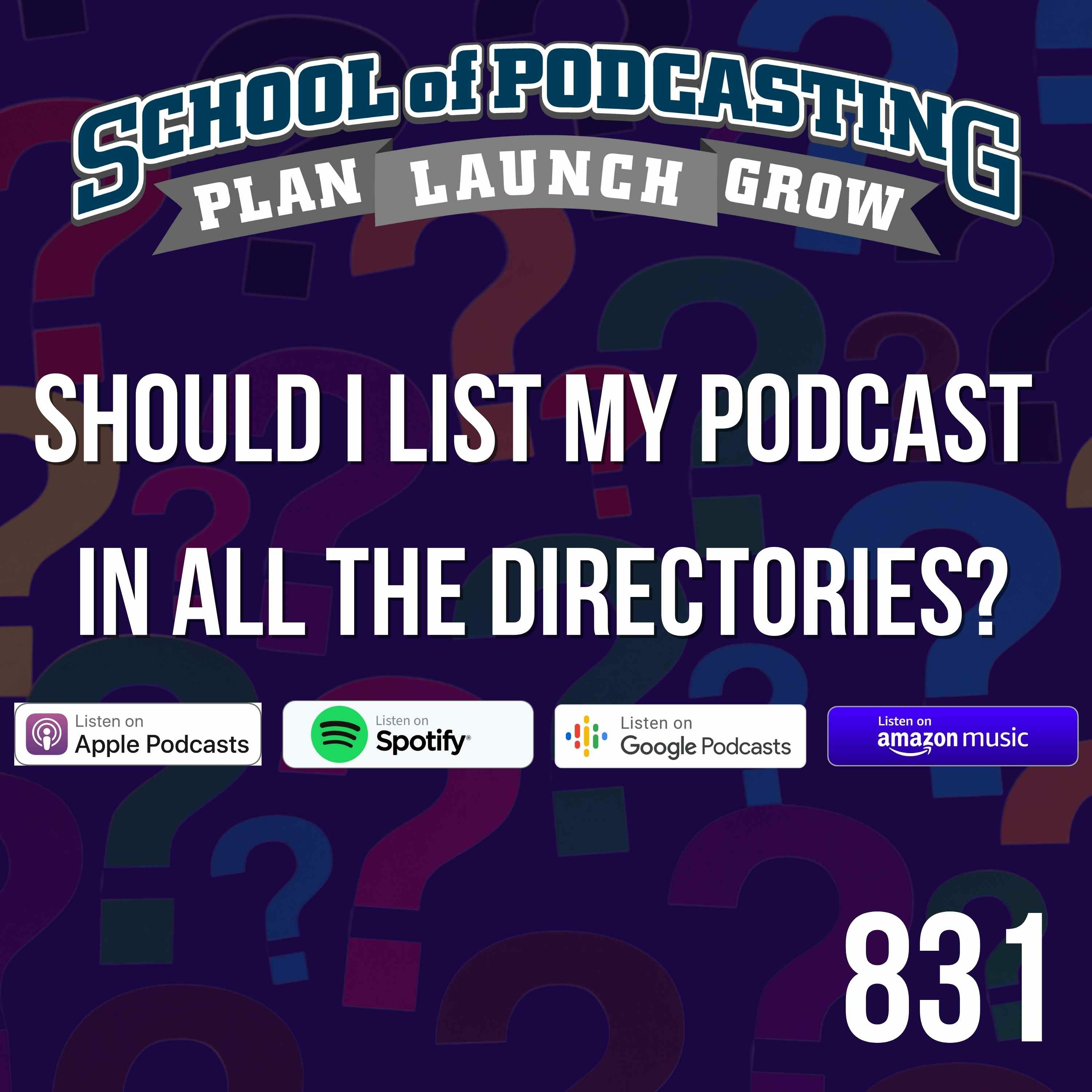 Should I List My Podcast on All The Directories? episode artwork