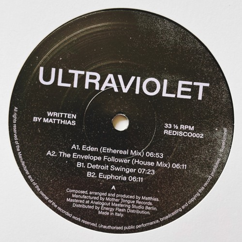 ReDisco002 - Matthias - Ultraviolet EP