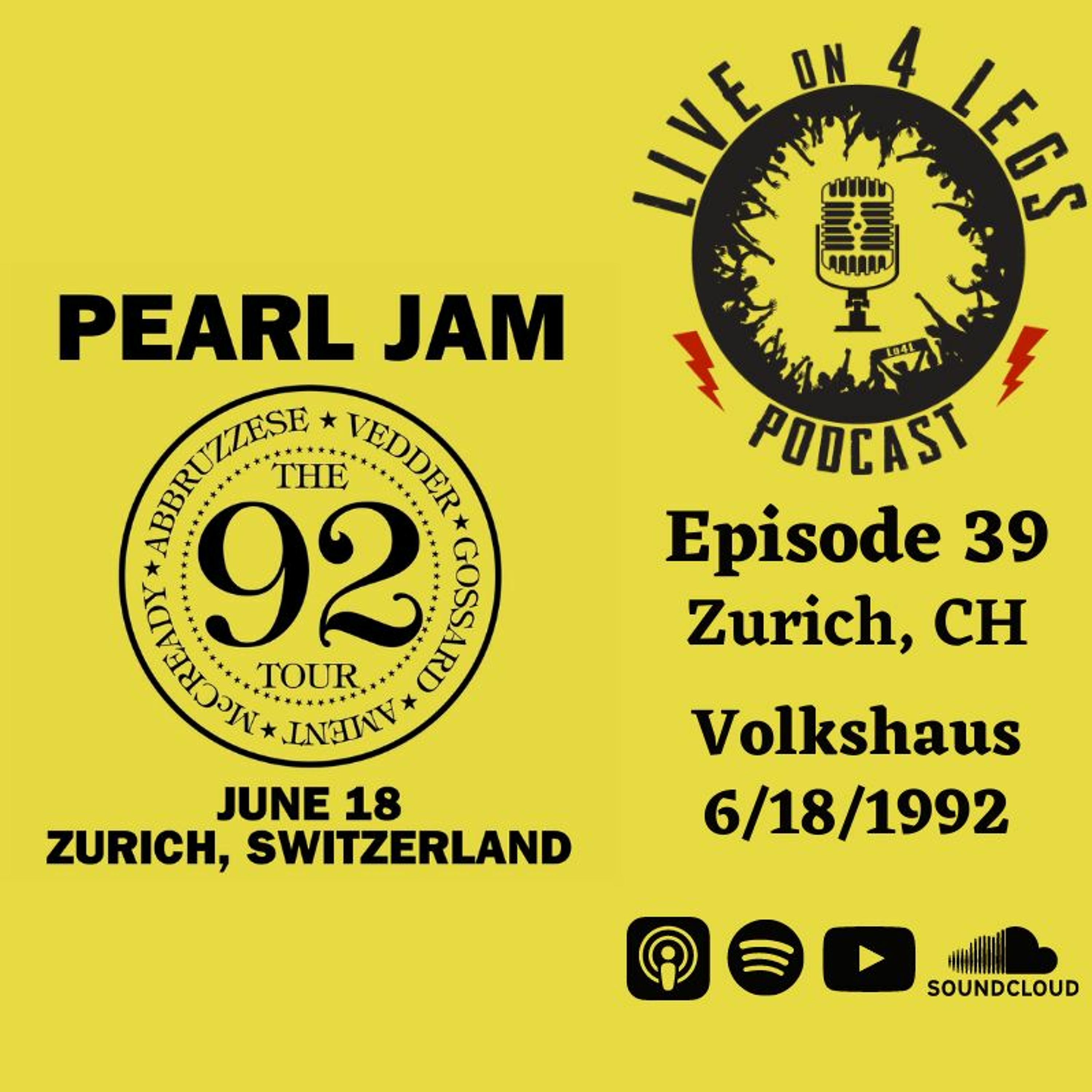 Live On 4 Legs: Pearl Jam Podcast