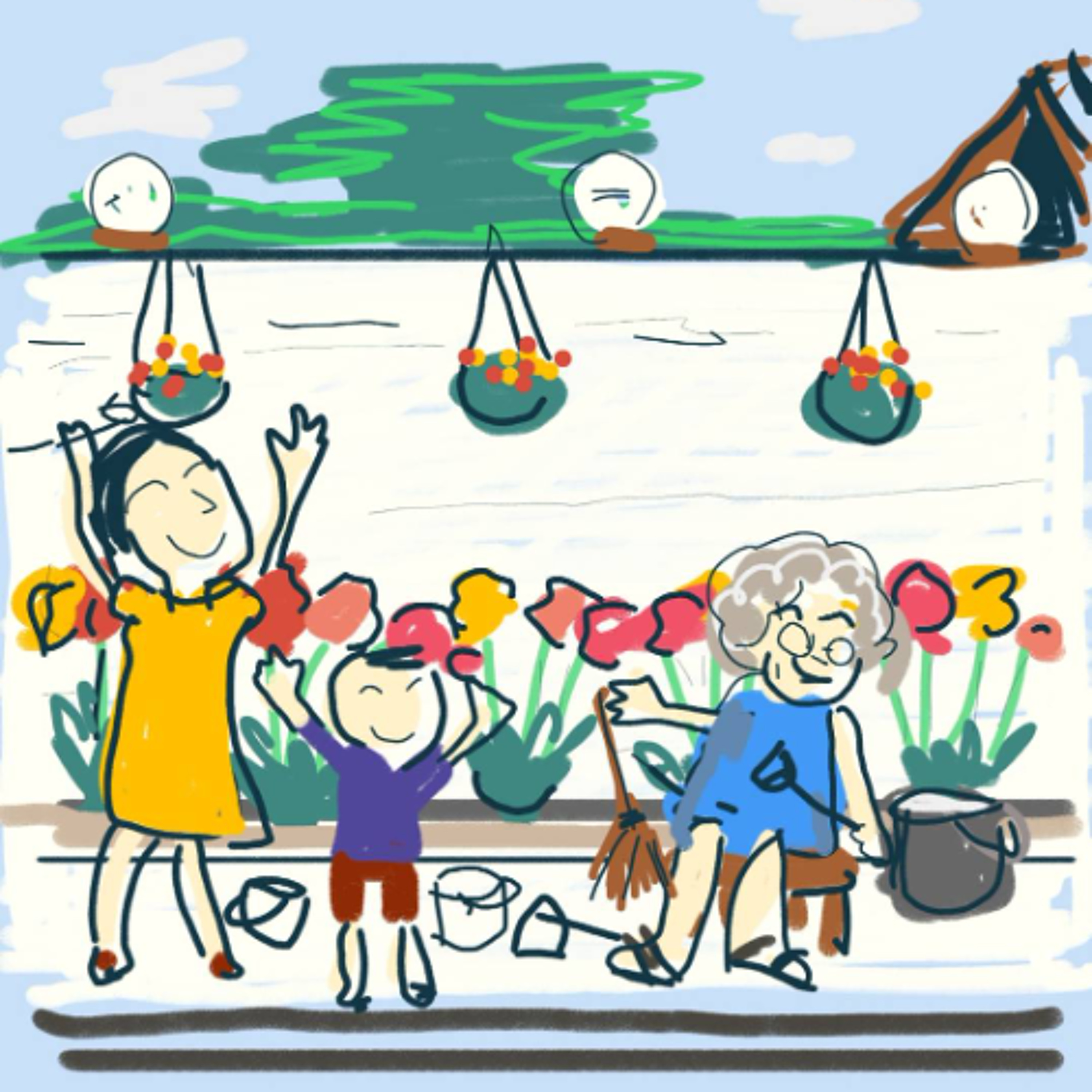 นิทานยิ้มแย้มแก้มใส (EP 452 นิทานชุด เรื่องราวของเด็กๆ ตอน ดอกไม้ในซอย) episode artwork