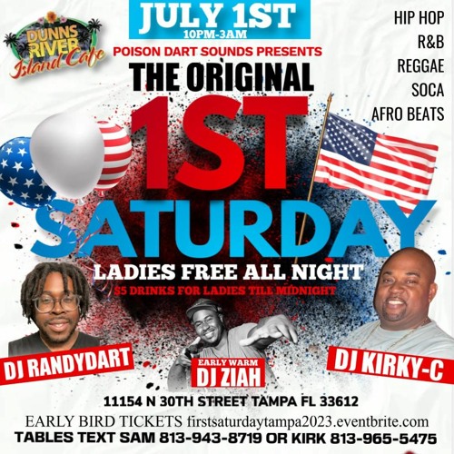 1ST SATURDAY,DUNNS RIVER TAMPA.FL. W/POISON DART SOUND 7-1-23