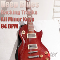 Deep Blues Guitar Backing Track A Minor 94 BPM