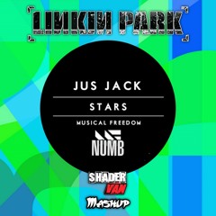 Jus Jack vs Linkin Park - Stars vs Numb (Shader van - Mashup)