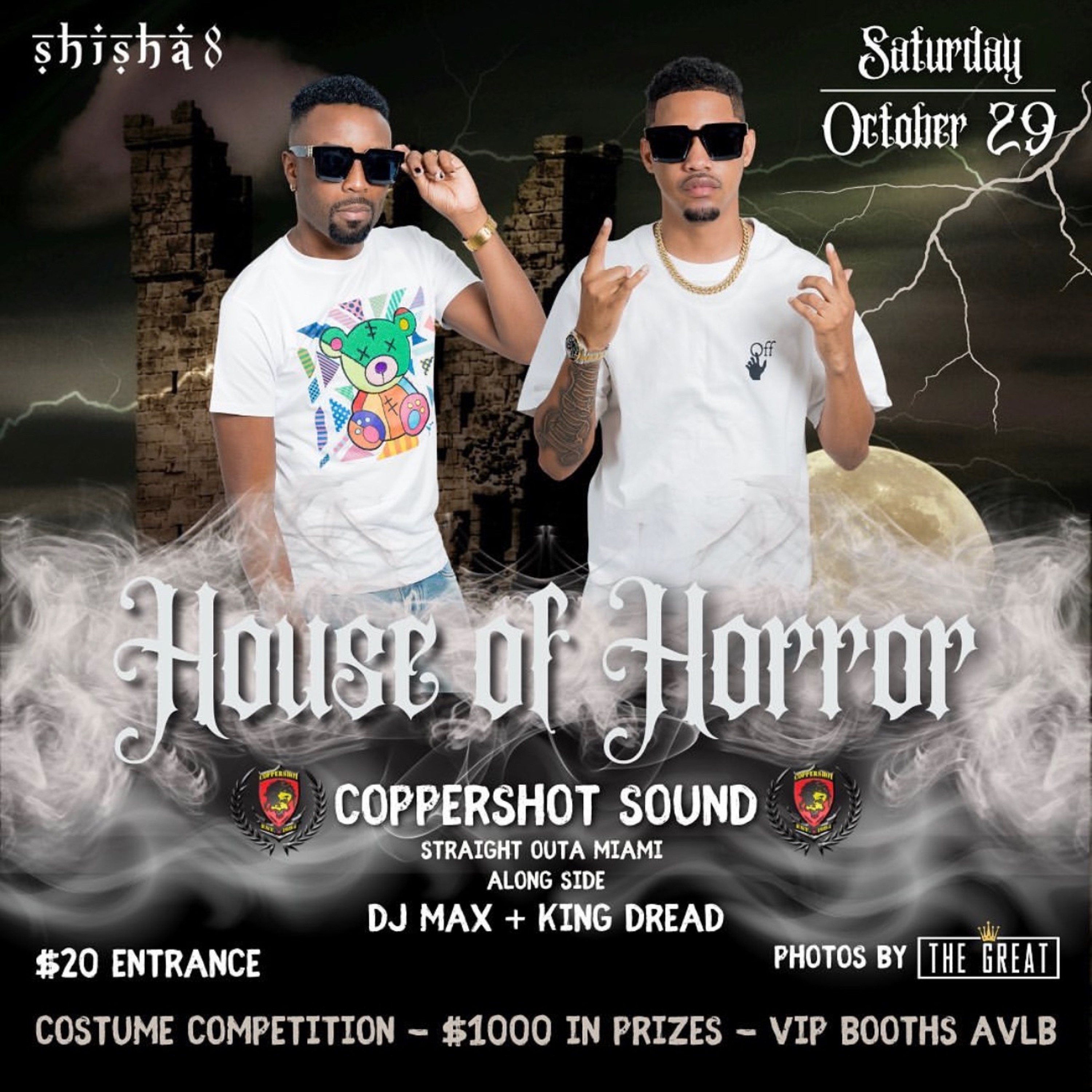 HOUSE OF HORROR [Shisha8 Lounge BELIZE] LIVE AUDIO - 10:30:22, 3.48 PM episode artwork