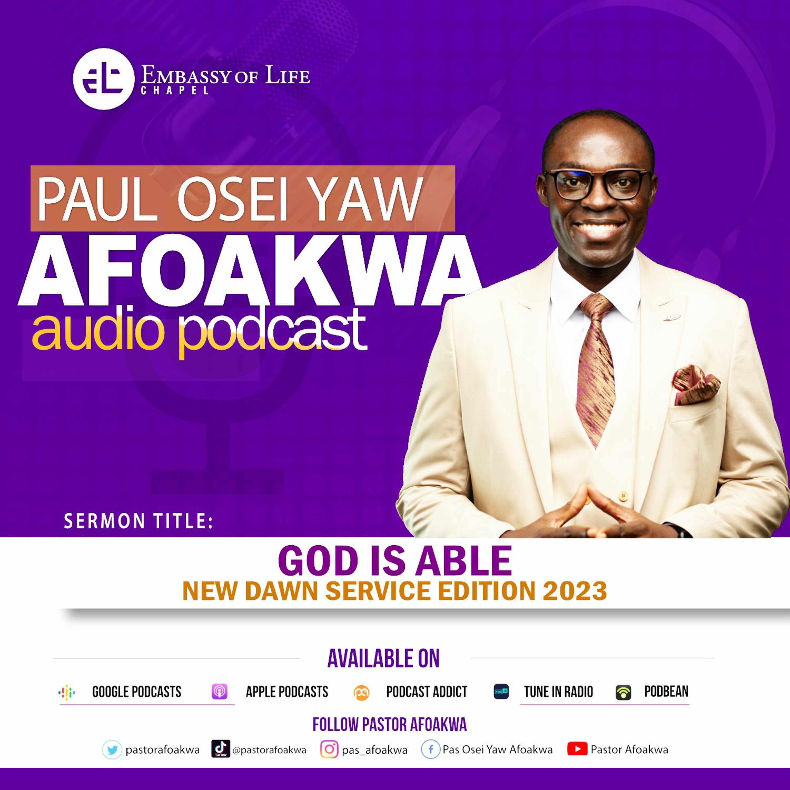 God Is Able - 31st December 2023 New Dawn Service Edition episode artwork