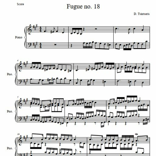 Fugue No. 18