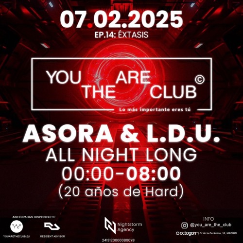 Asora & L.D.U. Closing ALL NIGHT LONG @ YOU ARE THE CLUB 7/2/2025