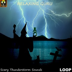 Scary Thunderstorm Sounds (LOOP) - Rain, Heavy Thunder and Spooky Noises For Sleep