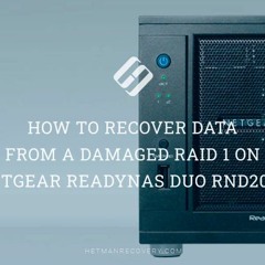 How To Recover Data From A Damaged RAID 1 On Netgear ReadyNAS Duo RND2000