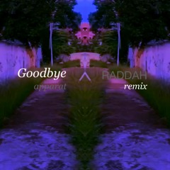 Apparat feat. Soap&SKin - Goodbye (RADDAH REMIX)