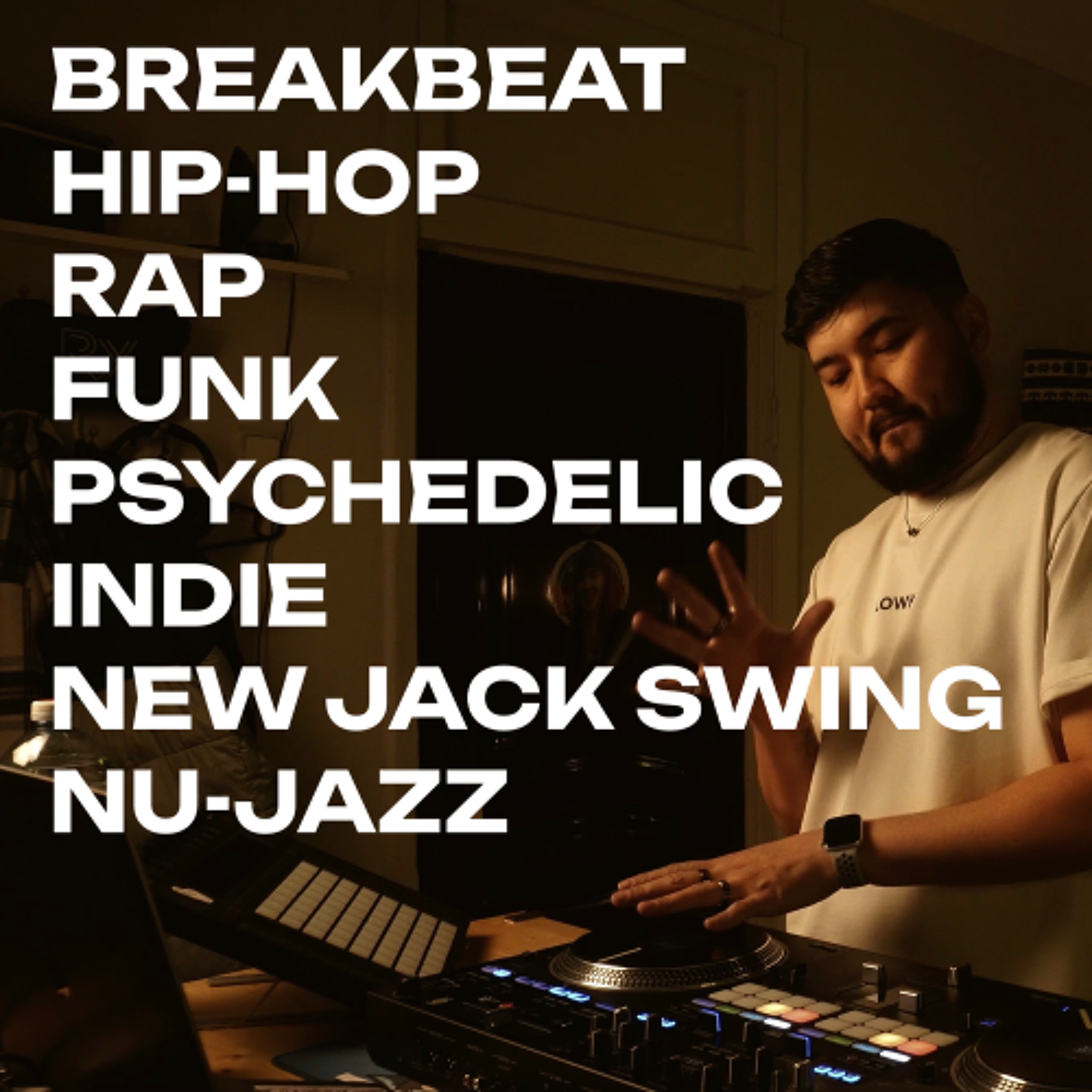 BREAKBEAT FUNK INDIE PSYCHEDELIC BREAKBEAT HIP-HOP RAP NEW JACK SWING NU-JAZZ LIVE MIX by kreshmusiq episode artwork