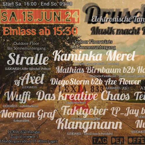 KLANGMANN LIVE CAST@LEXIA 833(HANGAR NIEDERGÖRSDORF)BOOTLEG TECHNO STUFF//AFTER ALL SET//15.06.2024