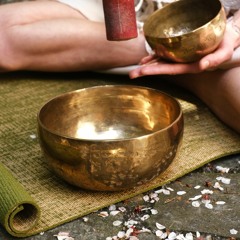 Meditation Tibetian Bowls And Song Of Birds