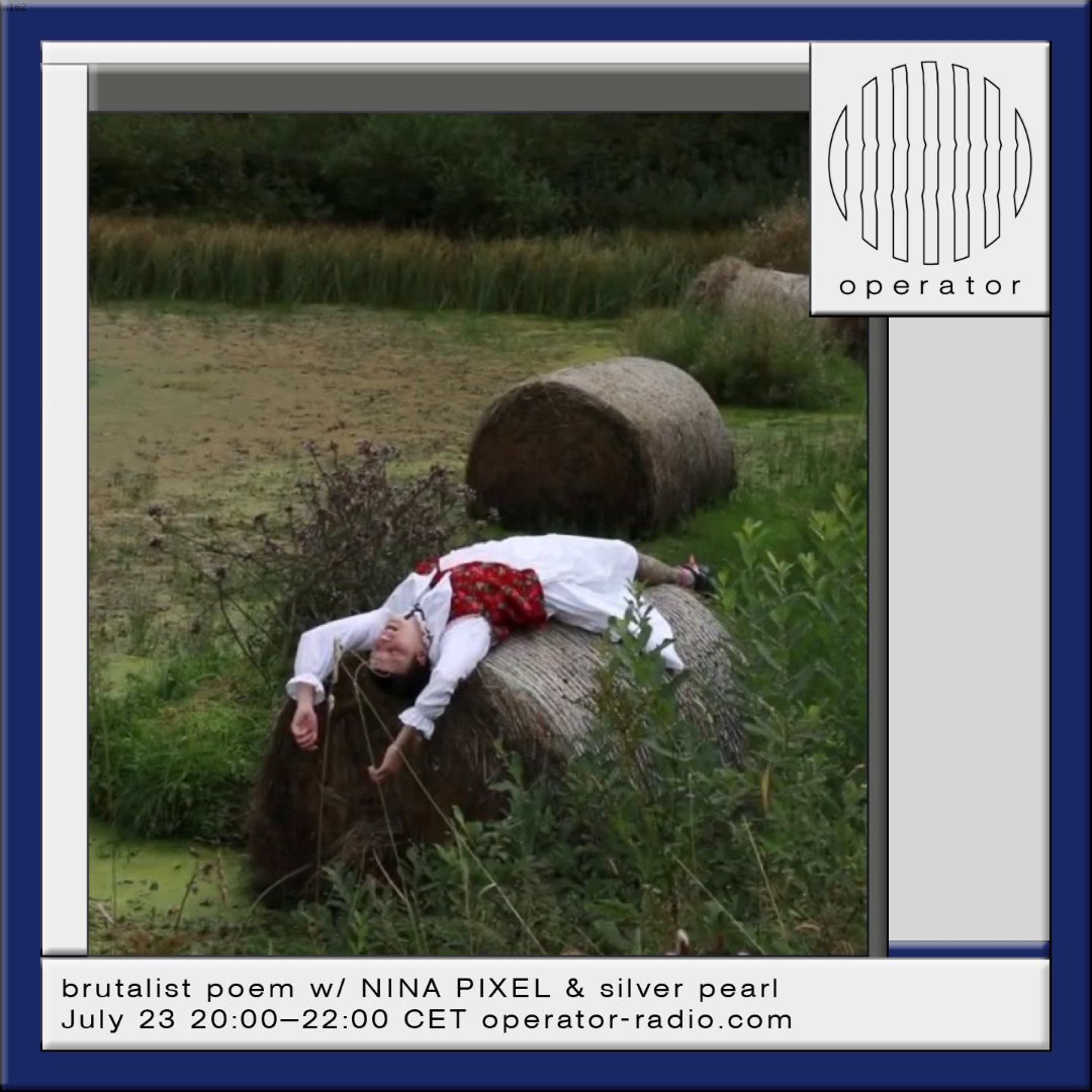 brutalist poem w/ NINA PIXEL & silver pearl - 23rd July 2026 episode artwork
