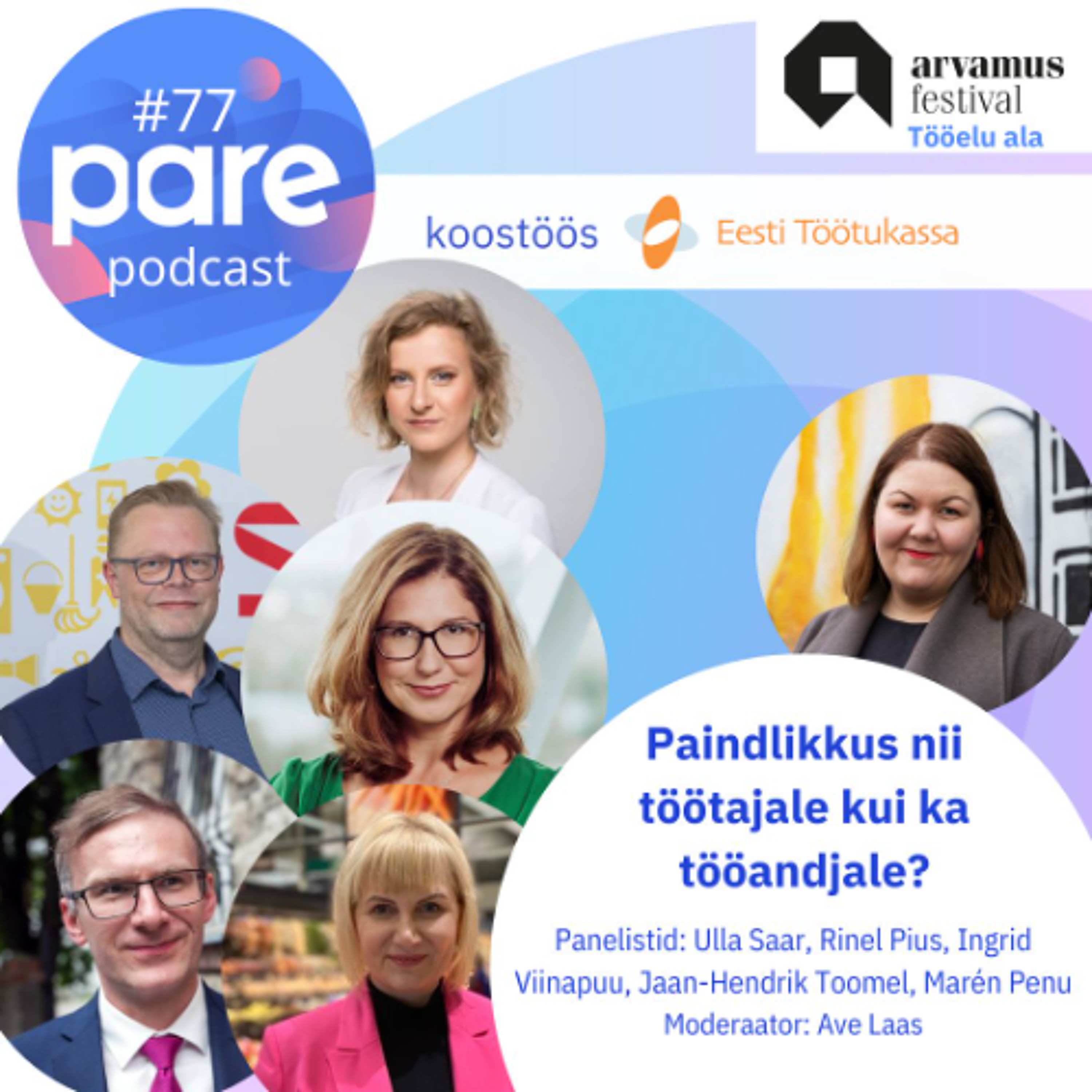 PARE Podcast #77 Arvamusfestival 2024 Tööelu ala: Paindlikkus nii töötajale kui ka tööandjale?