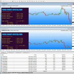 Algorithmic currency trading using a trading robot