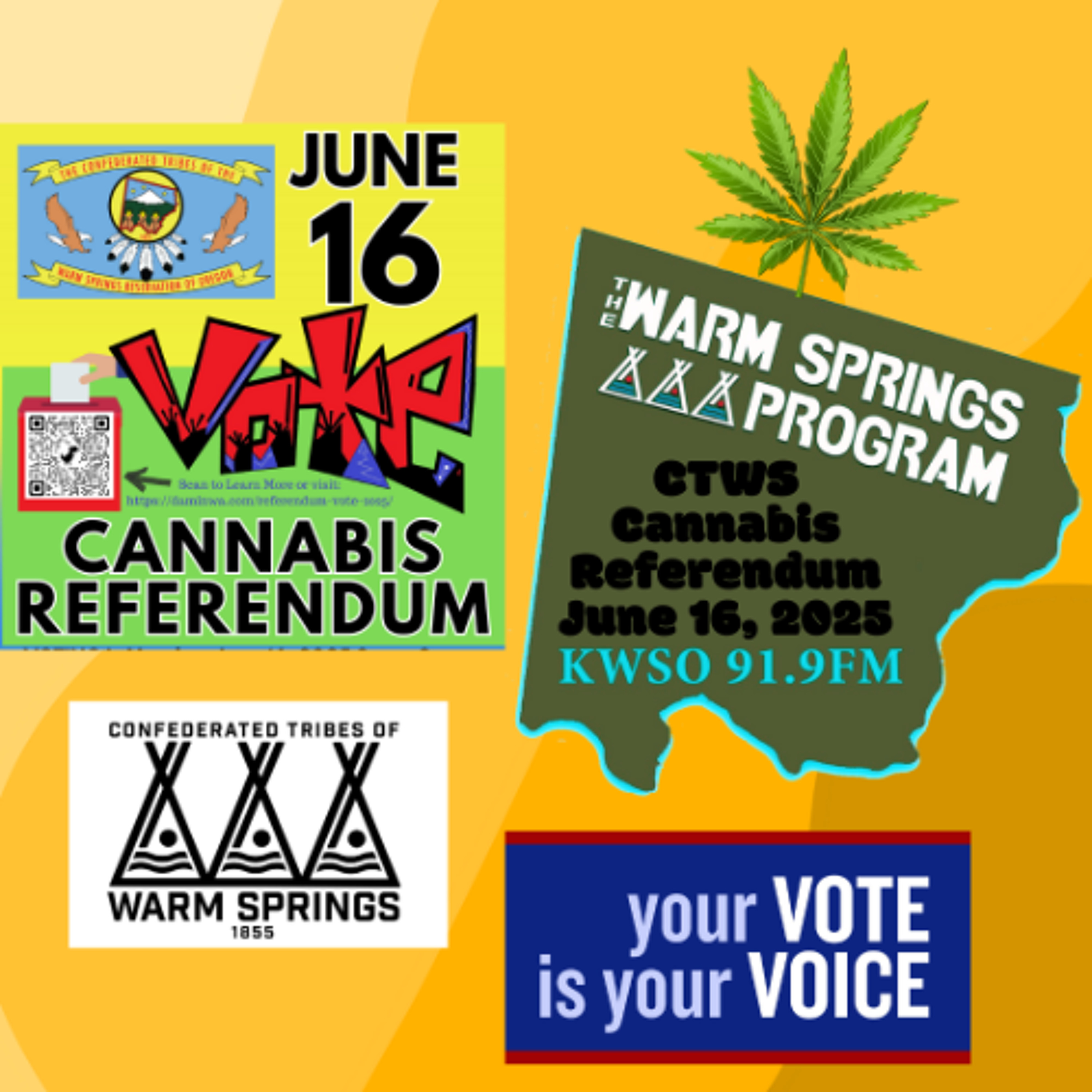 CTWS June 16 2025 Cannabis Referendum - KWSO Warm Springs Program Podcast episode artwork