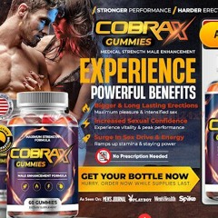 CobraX Male Enhancement Gummies - 【New Update]】 Price & Where To Buy? Shop Cobrax Gummies Boost