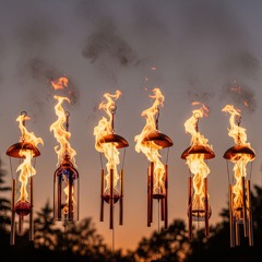 Burning Chimes