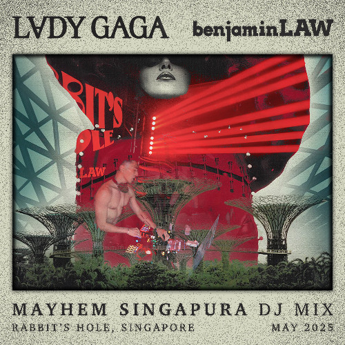ミュージシャン Lady Gaga MAYHEM Vertical Signal LongTee Lady Gaga