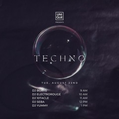 Techno Live Recording in Unique Club