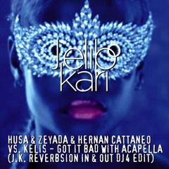Husa & Zeyada vs. Kelis - Got It Bad with Acapella (Jelibo Kari Reverbsion In & Out DJ4 Edit)