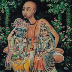 Biharidas Baba at Radha Bavri, Vrindavan.