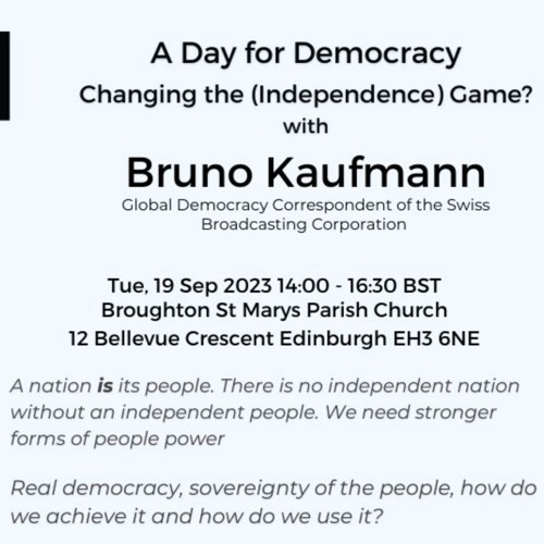 A Day for Democracy with Bruno Kaufmann Part 1