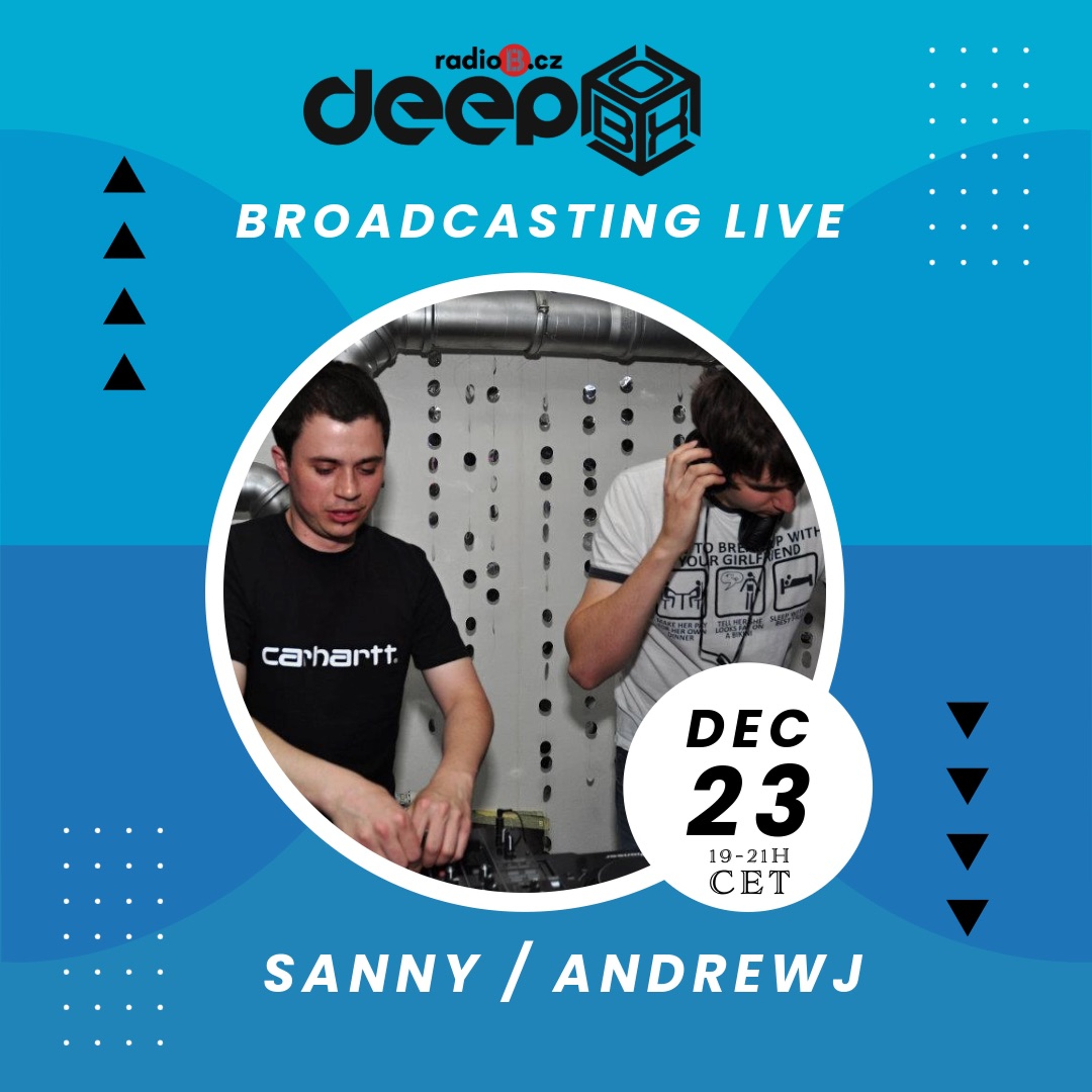RadioB - DeepBox: Sanny & AndrewJ Live / 23.12.2024 episode artwork