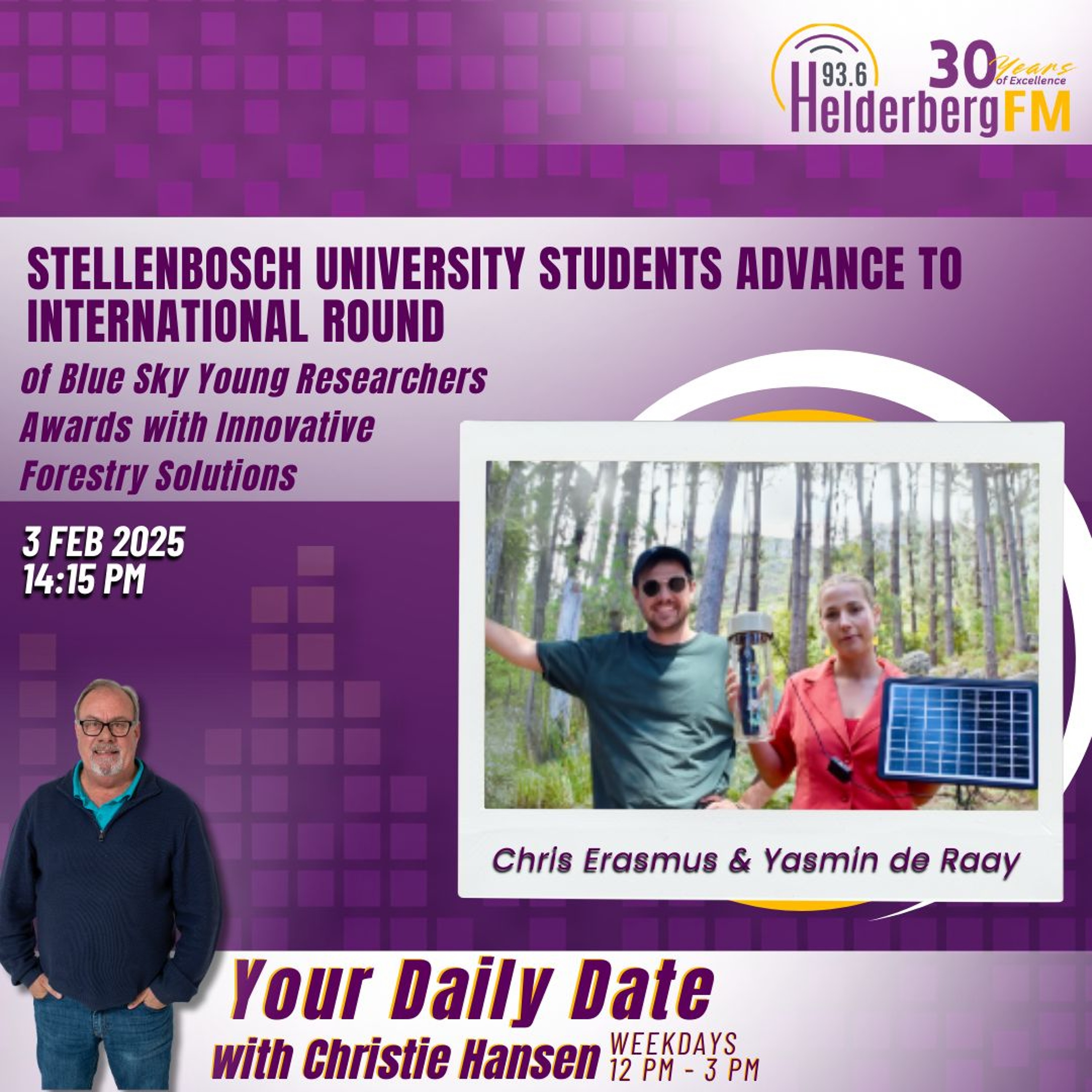 Stellenbosch University Students Advance To International Round Of A Young Researchers Awards episode artwork