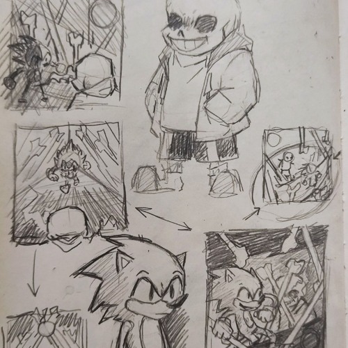fnf sonic vs sans wip remix