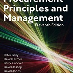 View KINDLE 📫 Procurement, Principles & Management by  Peter Baily,David Farmer,Barr