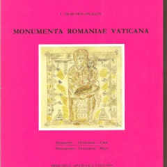 READ KINDLE 📄 Monumenta Romaniae Vaticana: Manoscritti, documenti, carte = manuscrip