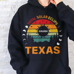 Eclipse Solar 2024 Texas Vintage Totality Texas T Shirt