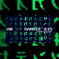 Achromatic Blackout // SAMPLE 215 [Schranz, unmixed + unmastered]