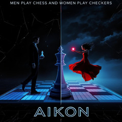Men Play Chess and Woman Play Checkers