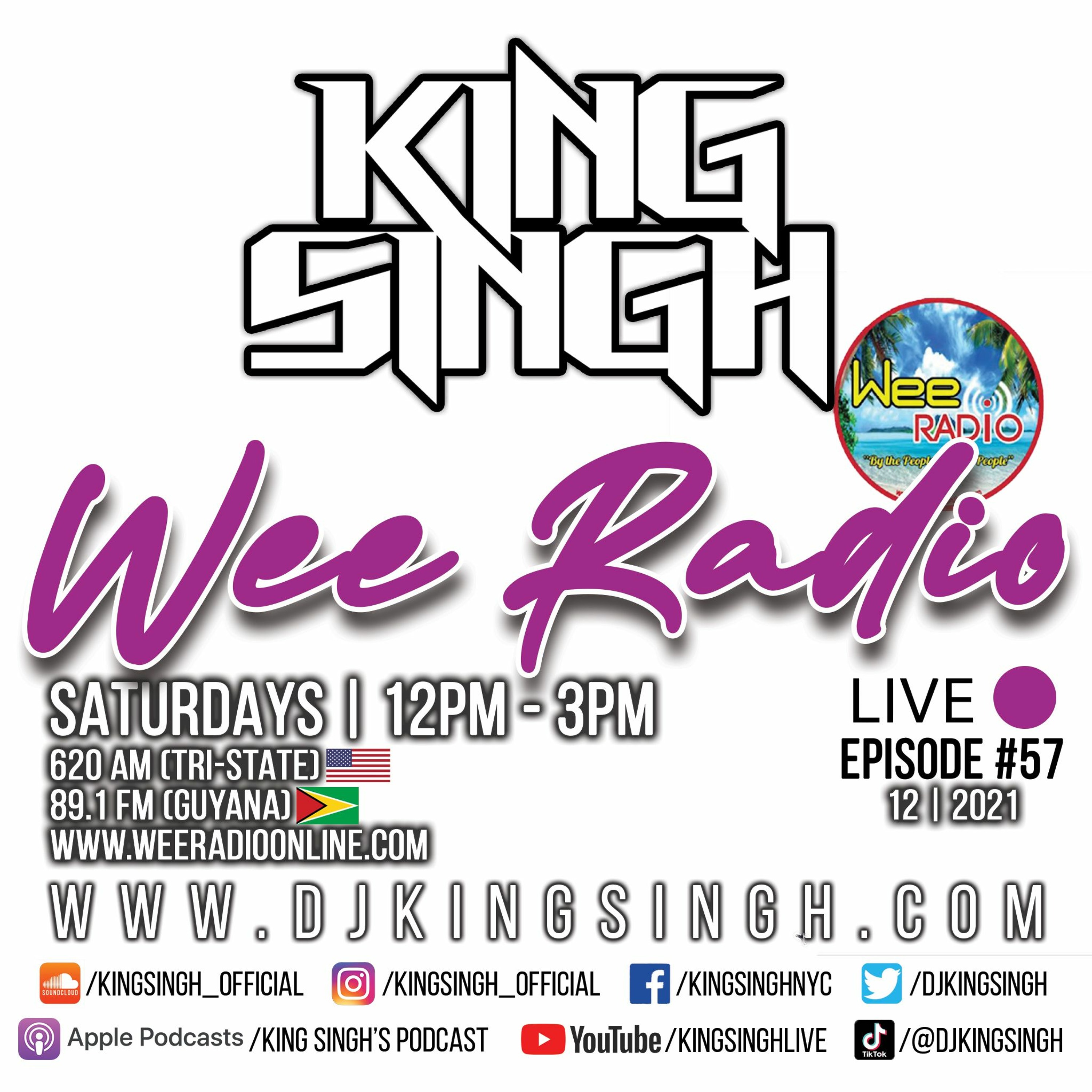 Live ep.57 (620AM NYC & 89.1FM Guyana) | The King is in the Building. episode artwork