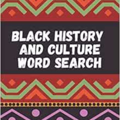 [Free] EPUB 📒 Black History and Culture Word Search by Urban Intellectuals [PDF EBOO