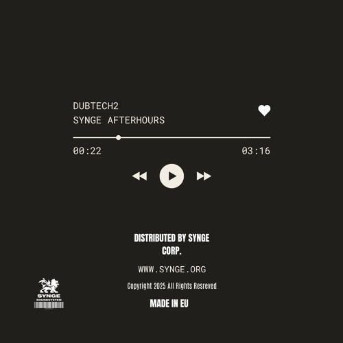 Synge Afterhours - Ruler of The Earth (Dub Mix)