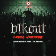 blkout. secret warehouse party | perth | 8th june 2024