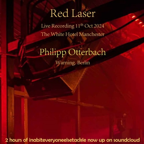 Philipp Otterbach Red Laser 11th Oct TWH