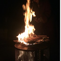 Daytime Looking At The Fire, Nightime Looking At Moon