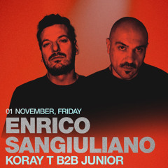 Koray T B2B Junior (TR) @ Klein Phönix (Enrico Sangiuliano Closing Set 01.11.2024)