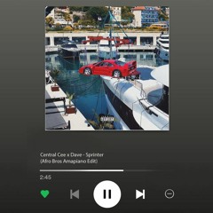 Central Cee x Dave - Sprinter (Afro Bros Amapiano edit)