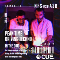 N F S B2B ASR at CUE. Dojo | Peaktime/Driving Techno Mix