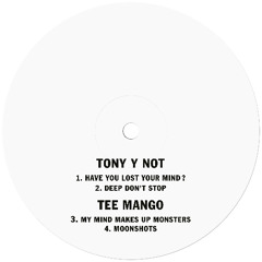 Tony y Not / Tee Mango - Have You Lost Your Mind? / Moonshots (FM X / Kompakt 14)